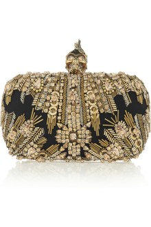 Alexander McQueen embellished clutch 