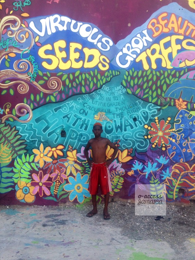 Young Boy of Fleet Street Paint Jamaica