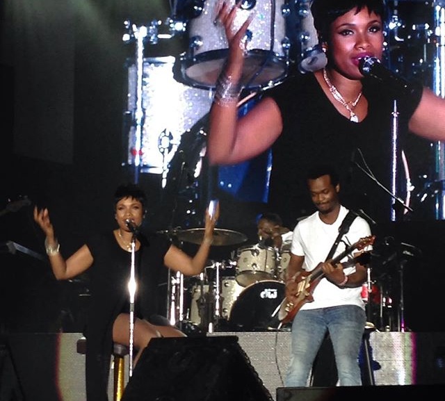 Jennifer Hudson performing at Reggae Sumfest 2015